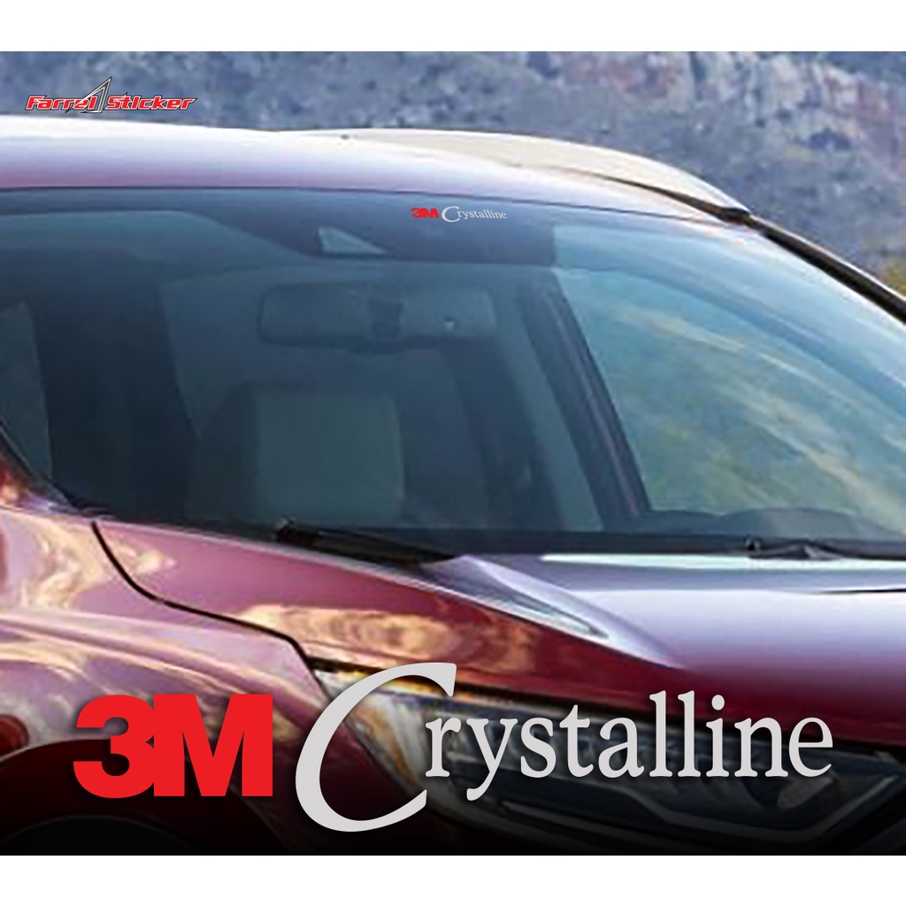 stiker sticker 3m crystalline