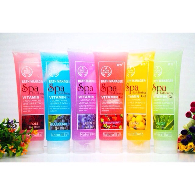 A Body Shop Spa Exfoliating Gel (peeling gel)