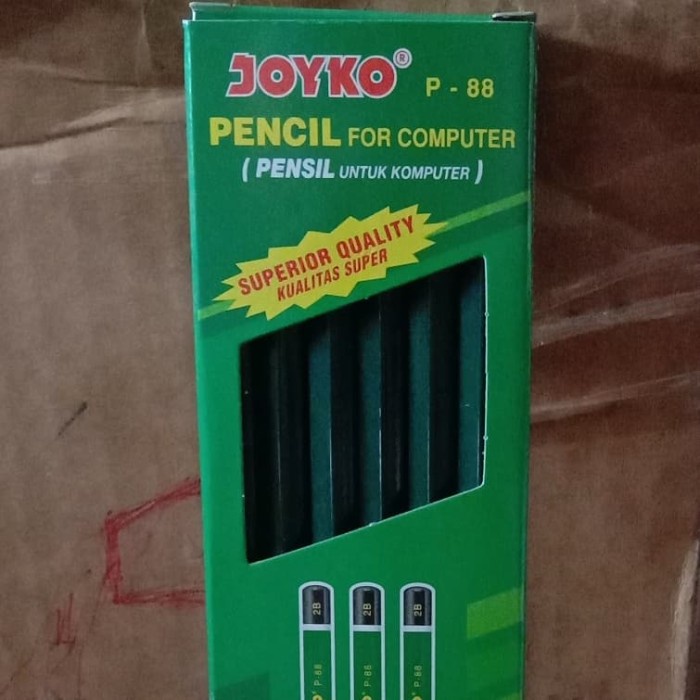 Jual Pensil 2b Joyko P 88 Warna Hijau 12 Pcs Shopee Indonesia