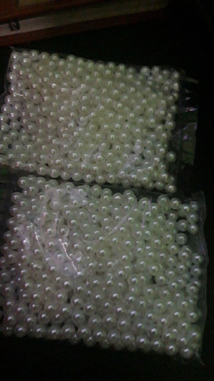 Mutiara Press Tanpa Lubang Untuk Variasi Baju Uk. 6mm (isi 500biji)