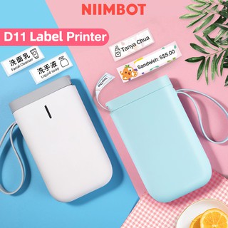 [FREE LABEL] NIIMBOT D11 Label Printer/Printer Mini Bluetooth/Label Maker Tape Printer Thermal Sticker