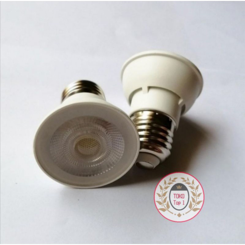 LAMPU HALOGEN SPOTLIGHT LED 6WATT FITTING E27 6 WATT COB SOROT 6W LAMPU SPOT LIGHT TUSUK 6 W E 27