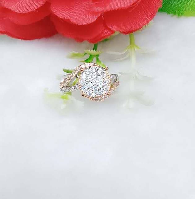 Cincin kombinasi Permata B016