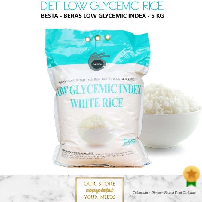 

Diskon BERAS BESTA RICE LOW GLYCEMIC SUGAR FREE WHITE RICE BERAS SEHAT 5 KG Diskon
