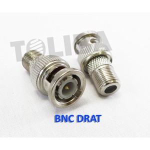 konektor conector connector bnc drat / jack bnc drat cctv