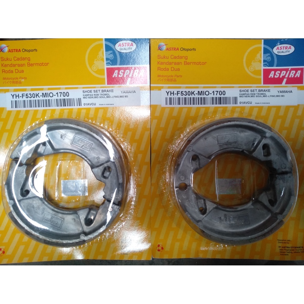 Kampas rem belakang Yamaha mio J, FINO Aspira