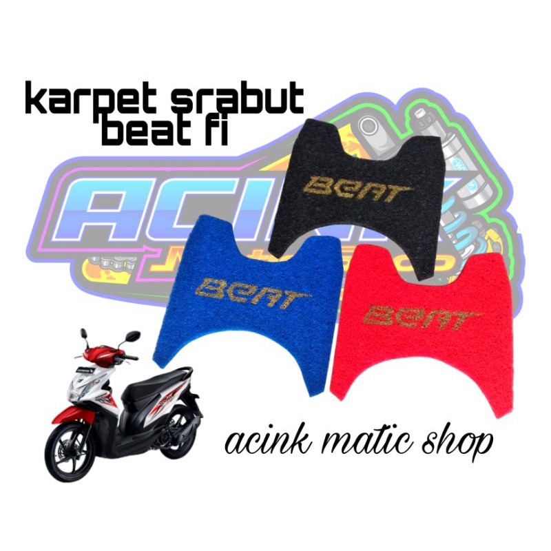 Karpet motor serabut keset motor alas kaki motor serabut karpet motor scoopy vario 125 150 led beat fi