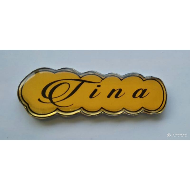 

bros name tag ukir