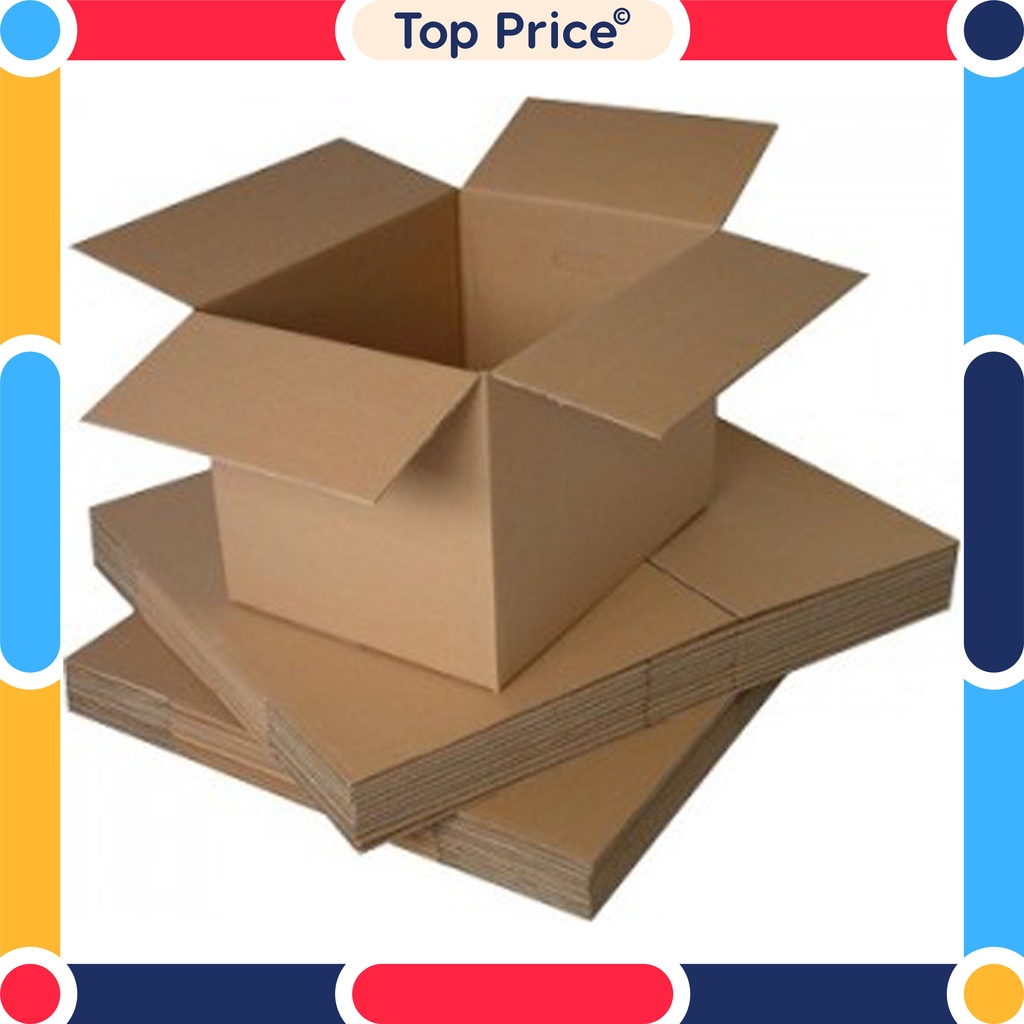 TOPPRICE Bijian/1 PCS Kardus Polos Packing Box Karton Kotak Aksesoris Souvenir Kado Polos kP01