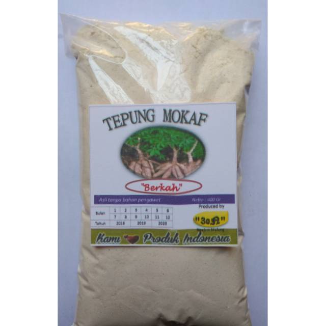 

(400 gr) Tepung mocaf gaplek termurah 400gr