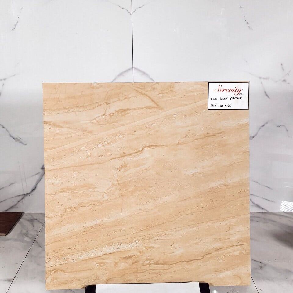 GRANITE LANTAI 60x60 UTAH CREAM / SERENITY / GLOSSY