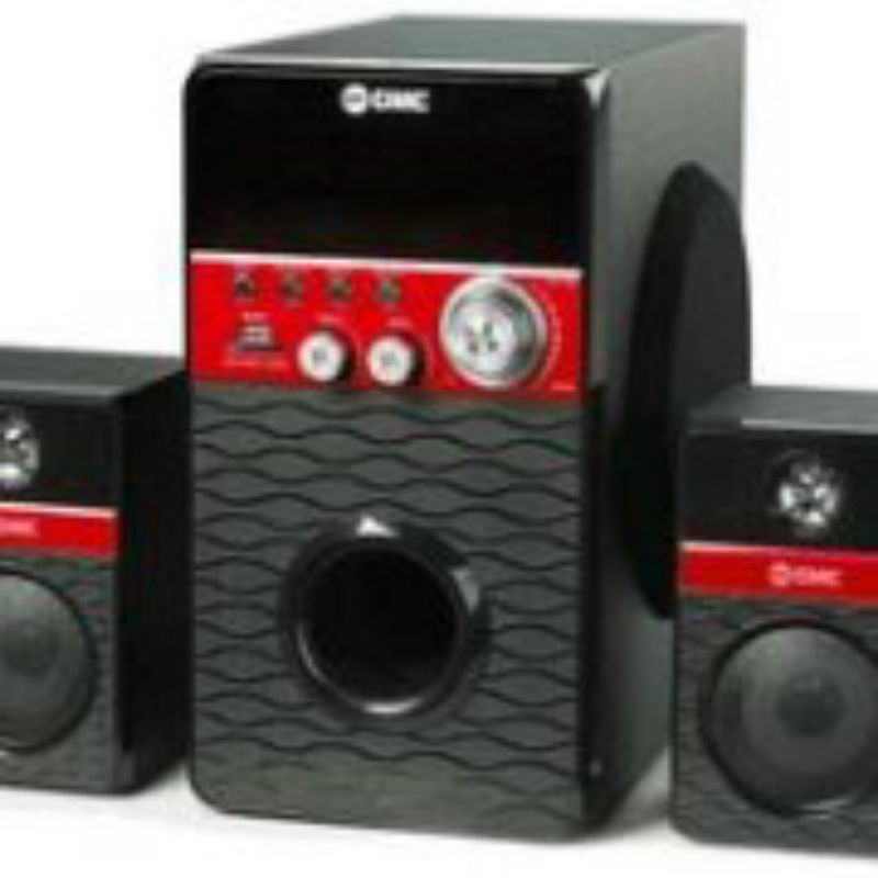 SPEAKER AKTIF GMC 888R MULTIMEDIA, USB, SD CARD, FM RADIO, AUX INPUT