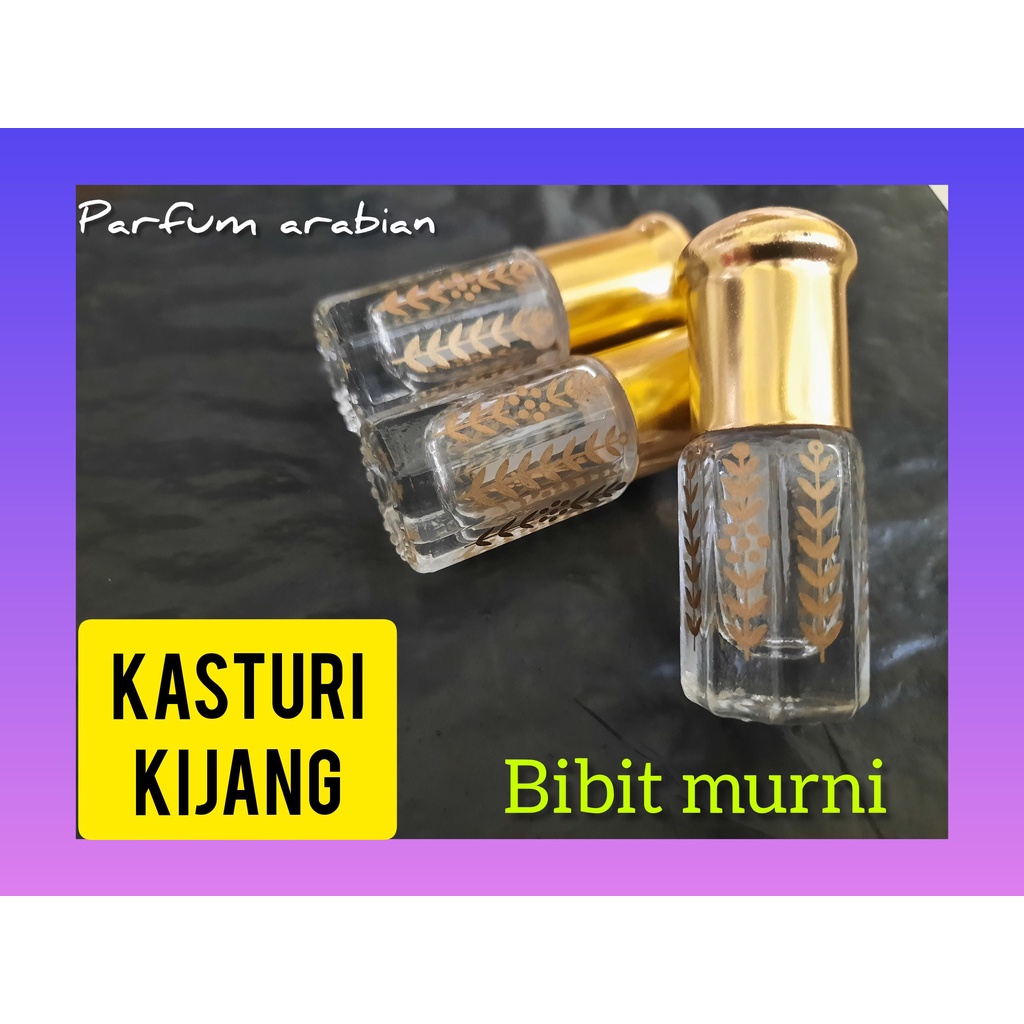 Parfum kasturi kijang/minyak kasturi kijang murni tanpa campuran
