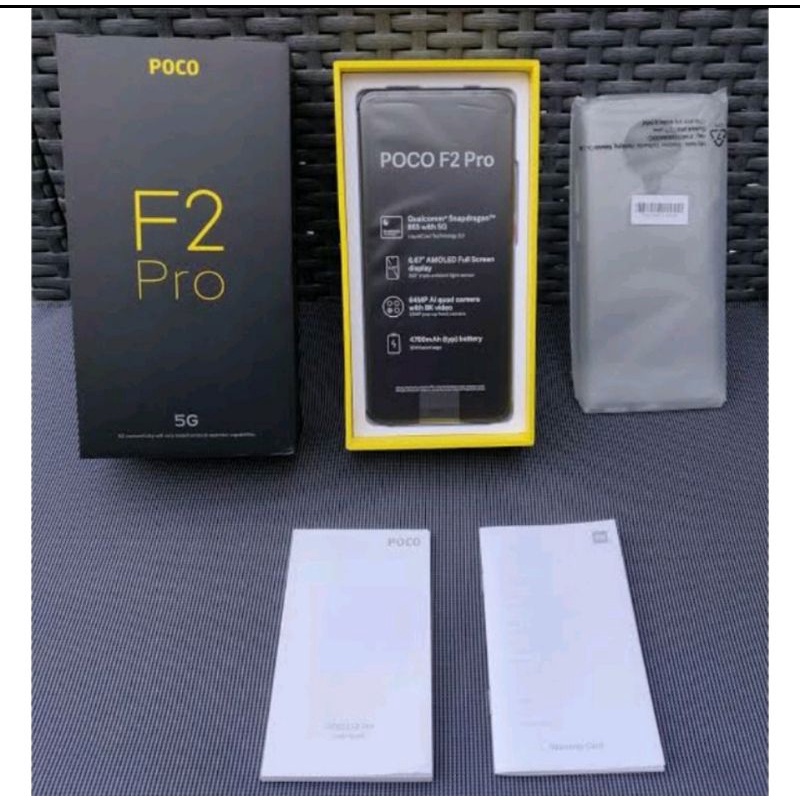 Poco F2 Pro 5g 8/256~6/128 Snapdragon 865 Fullset Original Mulus Garansi Resmi Xiaomi