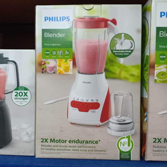 ( PROMO ) Blender Philips gelas plastik HR 2115