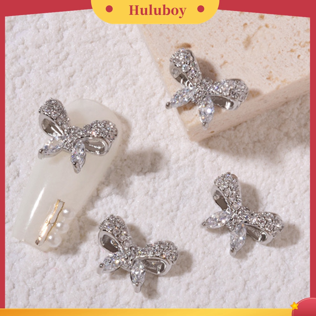 Huluboy Huluboy♡ Aksesoris Nail Art Cubic Zirconia 3D Aneka Bentuk Untuk Dekorasi Manicure Wanita