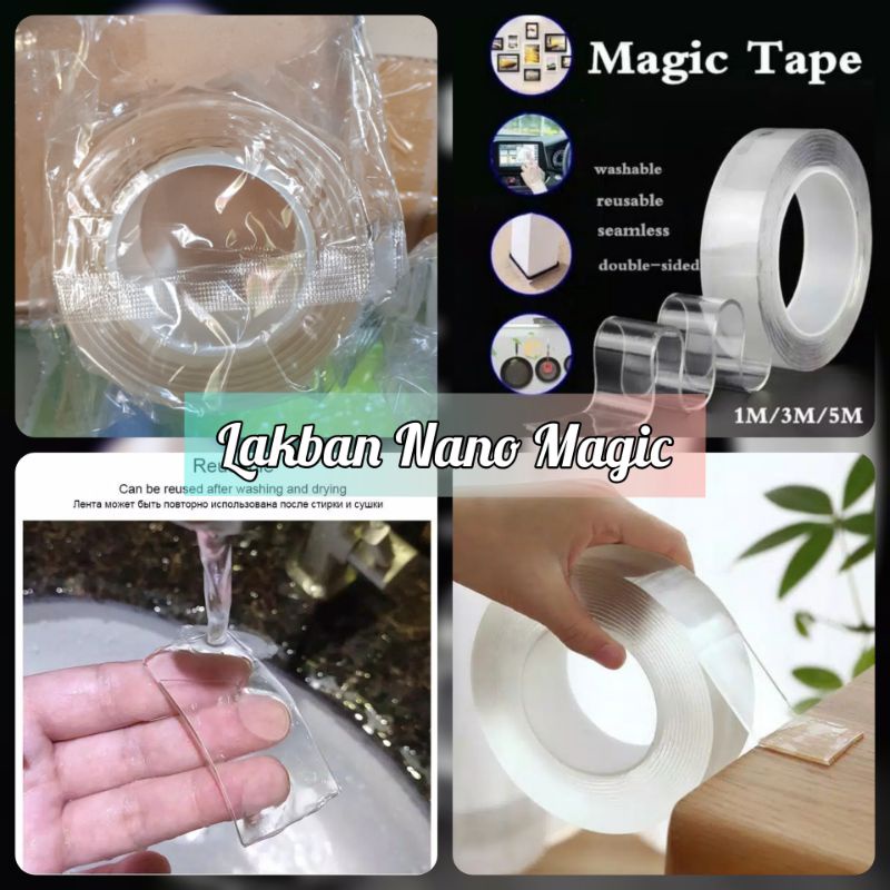 

Lakban Bening Bolak Balik 1 meter / 3 meter