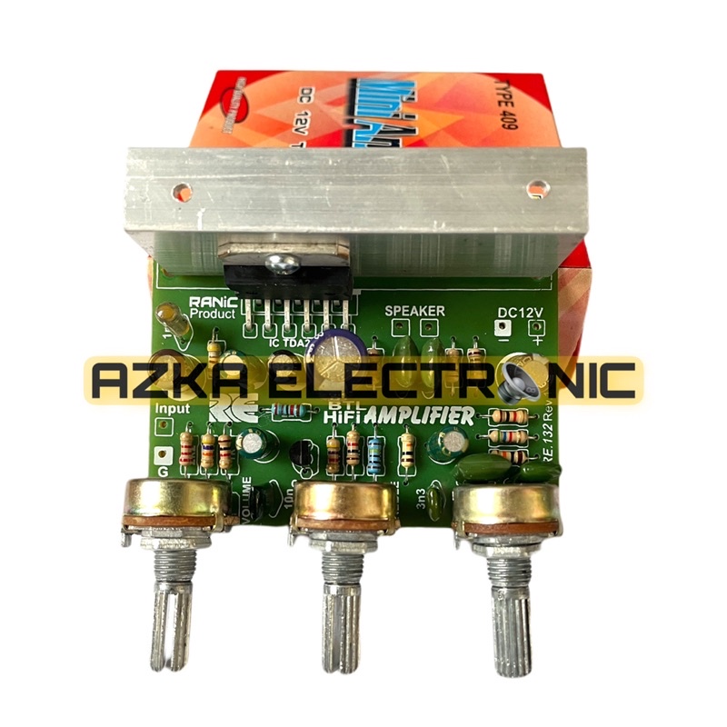 Kit Power Amplifier Mono 12V DC 40 Watt TDA 2004