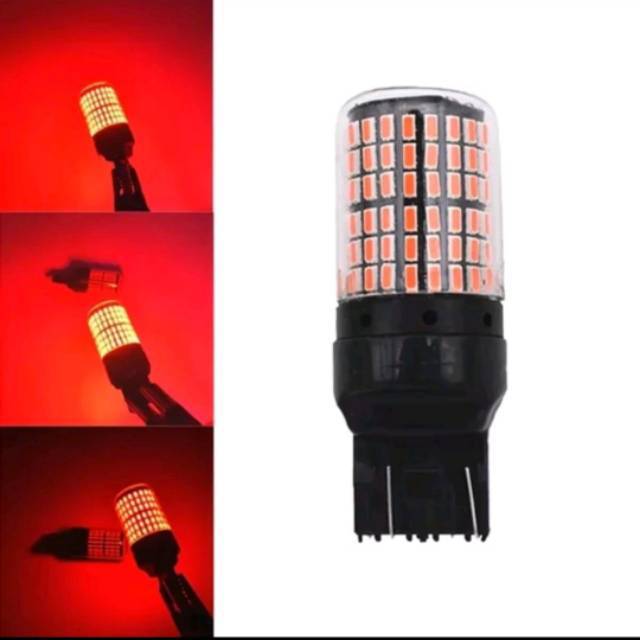 Lampu Rem LED T20 7443 144 smd Super Bright Kaki 4