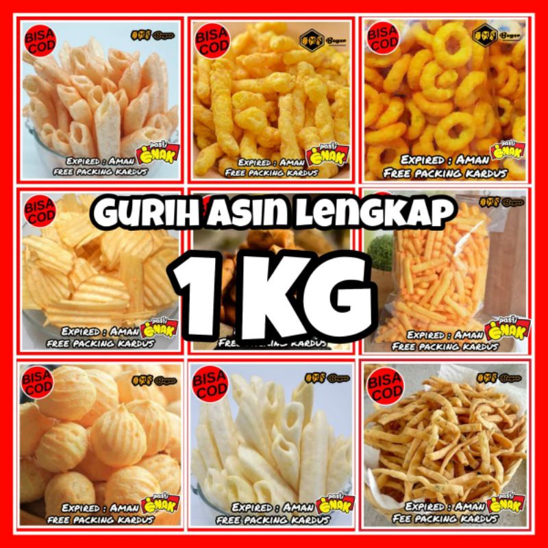 Jual COD Cemilan camilan kiloan 1 KG snack kekinian jajan Jajanan Jadul