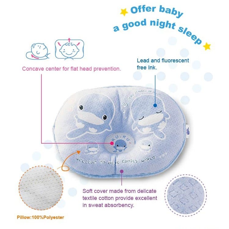 Ku.Ku Duckbill KU2001 Pillow Baby Bantal Bayi