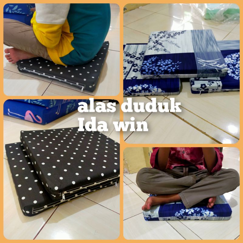 busa bantal kotak alas duduk lesehan ukuran 40x40cm