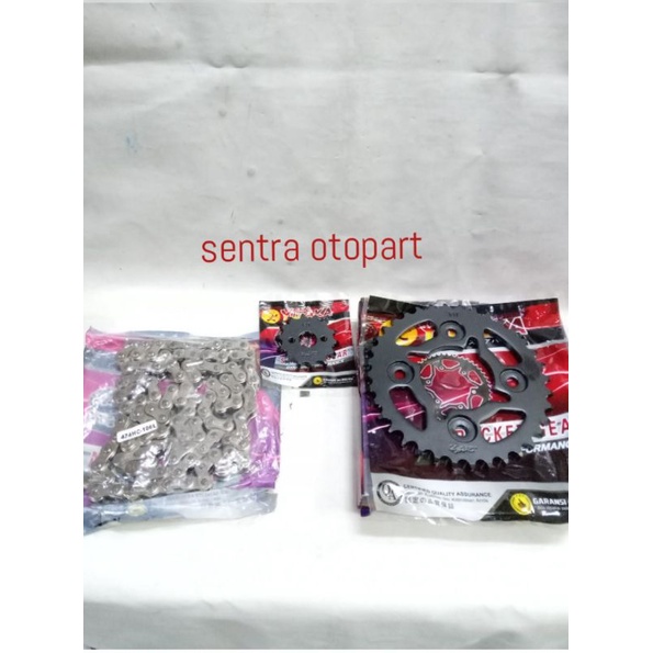 Girset gear set gir set Supra fit new revo yuzaka model sss