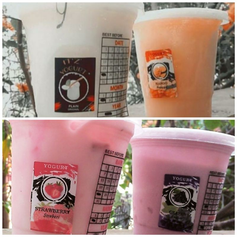 

ITZ Yogurt Cup 250ml. Tekstur kental,ada bulir buah & jelly.