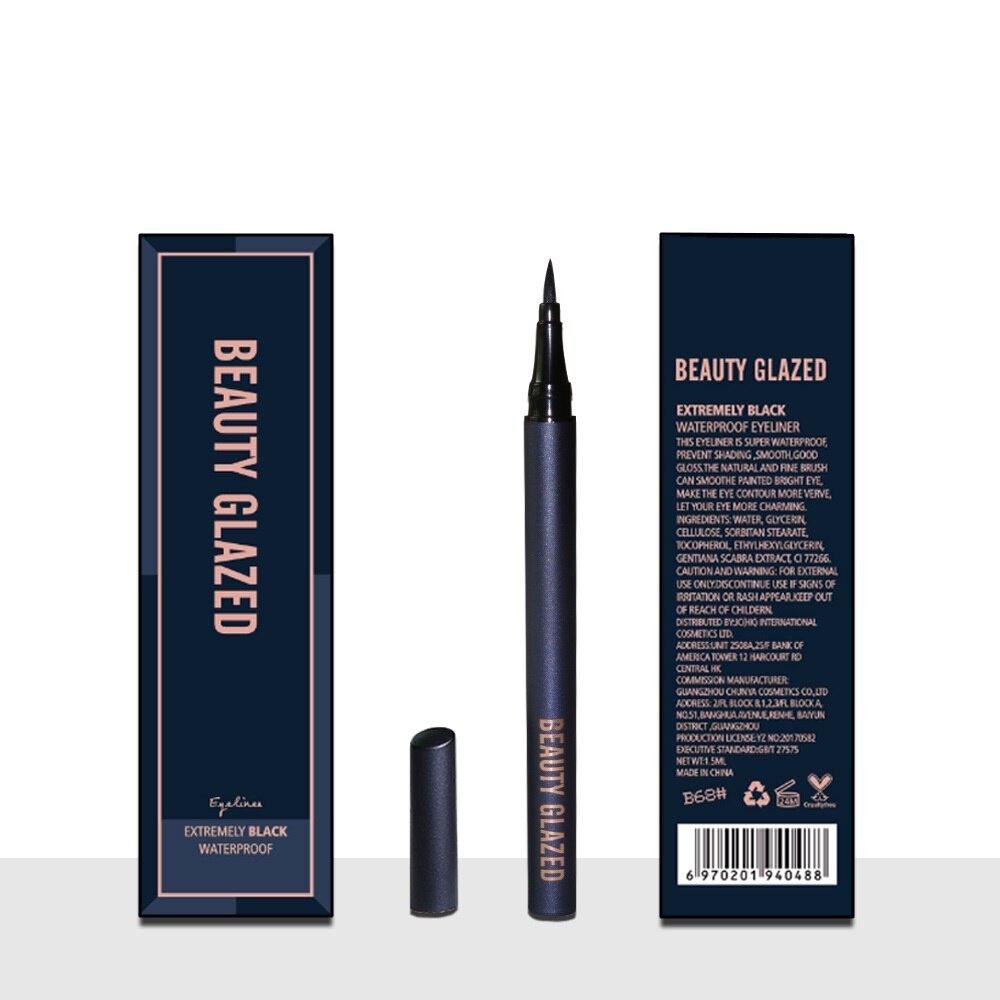 Beauty Glazed Eyeliner Beauty Glazed Eyeliner Pencil Waterproof Beauty Glazed Eyeliner Pensil Eyeliner Spidol