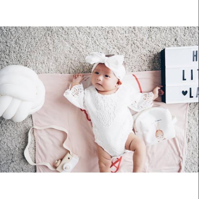 White Lace Bodysuit - Baby Dress