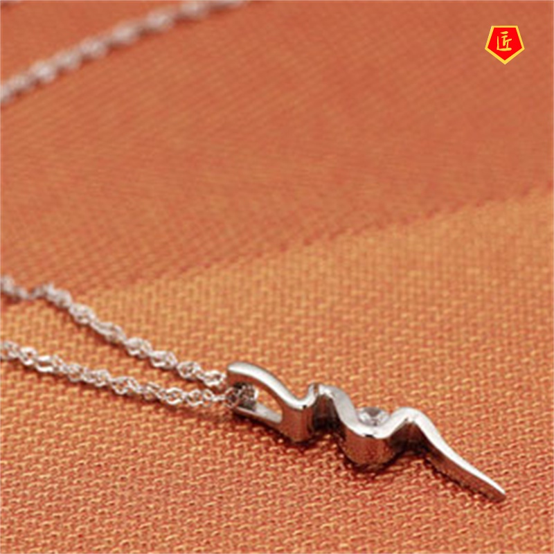 [Ready Stock]Korean Fashion Diamond Pendant Necklace