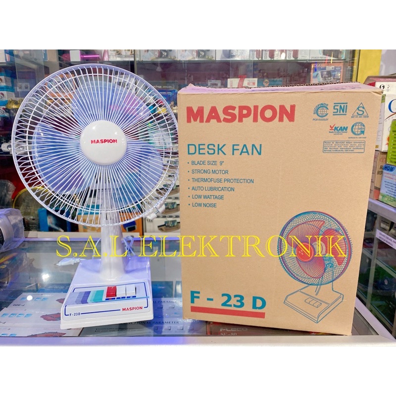 Desk Fan Maspion 18DE , 20P , 23 DE/D