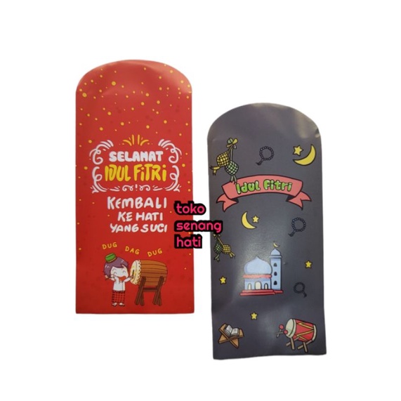 

amplop lebaran premium panjang isi 100 pcs / angpao lebaran