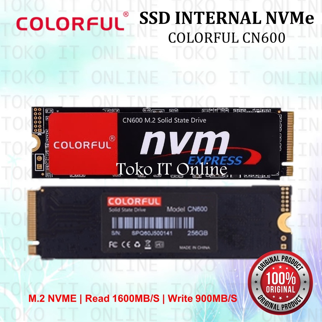 COLORFUL SSD NVME CN600 128GB 256GB 512GB 1TB