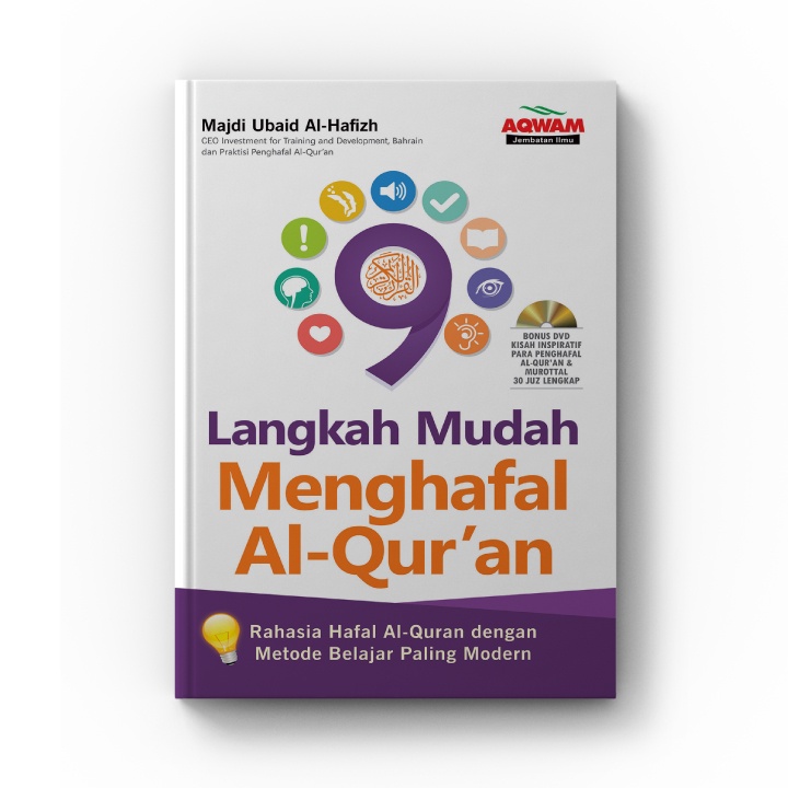 BEST SELLER Buku 9 Langkah Mudah Menghafal Al-Quran | Aqwam | Metode Hafal Al-quran Mudah