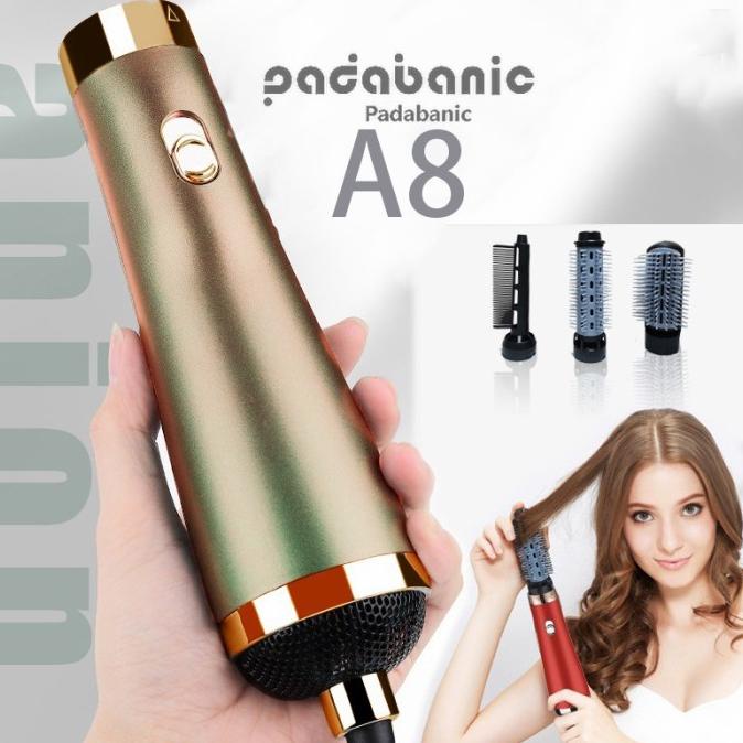 (COD) SH Hair Dryer Padabanic Model Sisir Blow Alat Pengering Rambut selalu ada