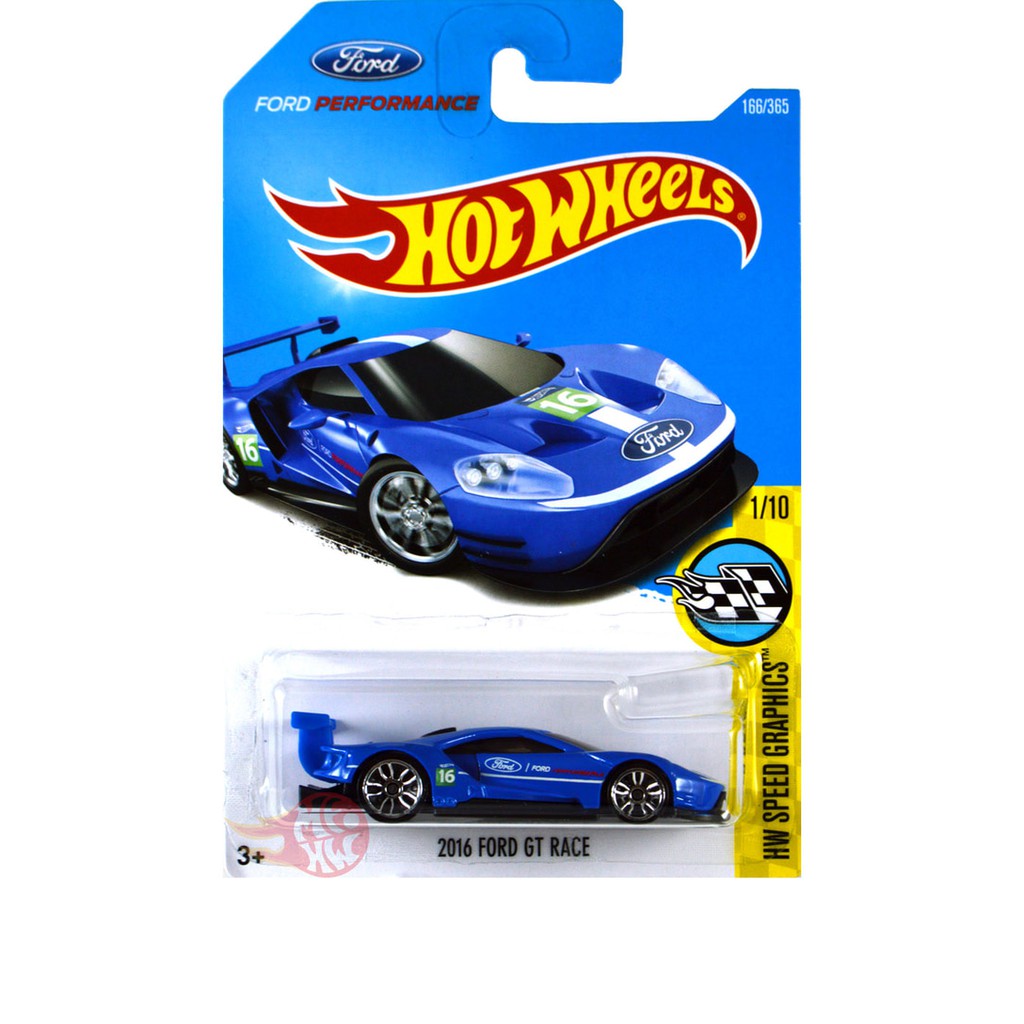 2016 Ford GT Race BIRU / BLUE - Hot Wheels HW Hotwheels