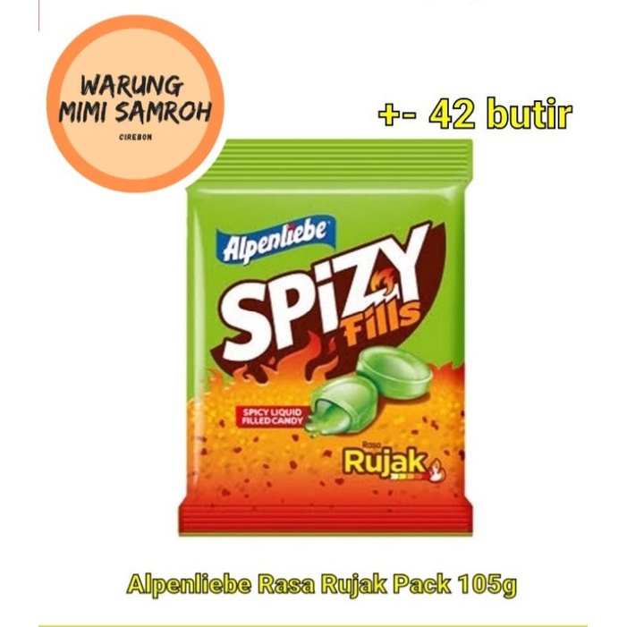 PERMEN ALPENLIEBE SPIZY FILLS RUJAK 105g