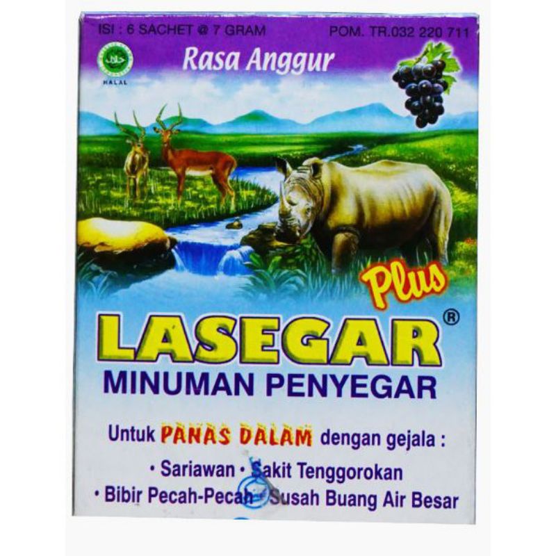 

Lasegar sachet 6X7gr rasa anggur