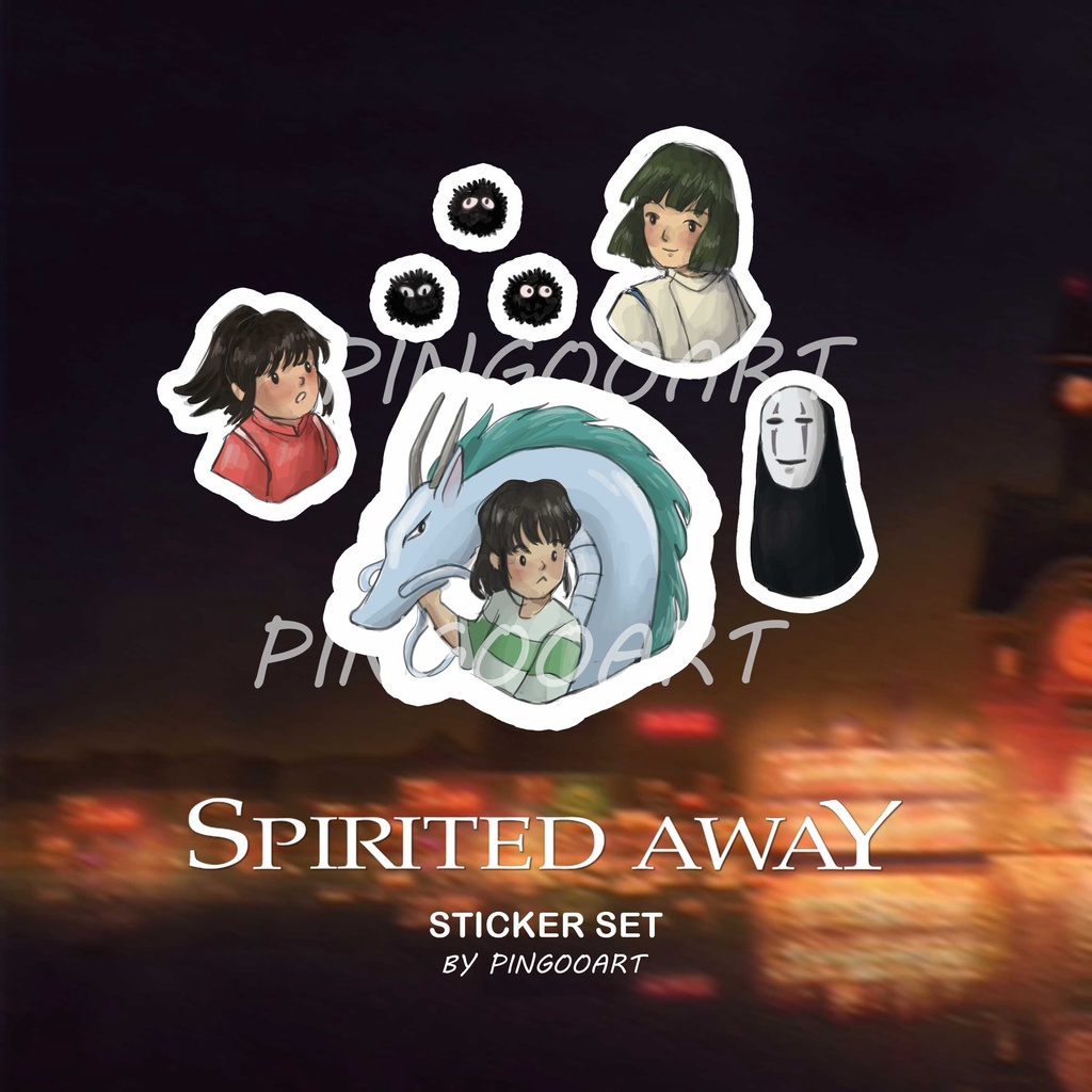 

Pingoo - Ghibli Spirited Away Sticker Set