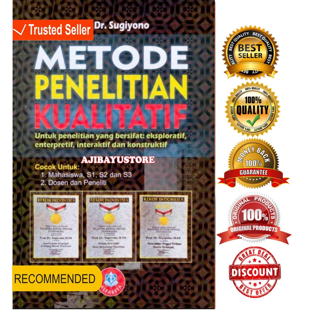 Jual Buku Metode Penelitian Kualitatif Sugiyono ALFABETA Indonesia ...