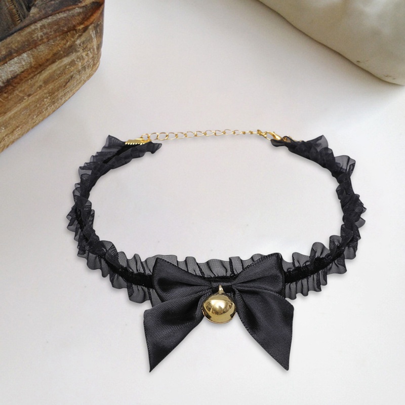 Fancyqube Kalung Choker Rantai Manik-Manik Gaya Gothic Lolita