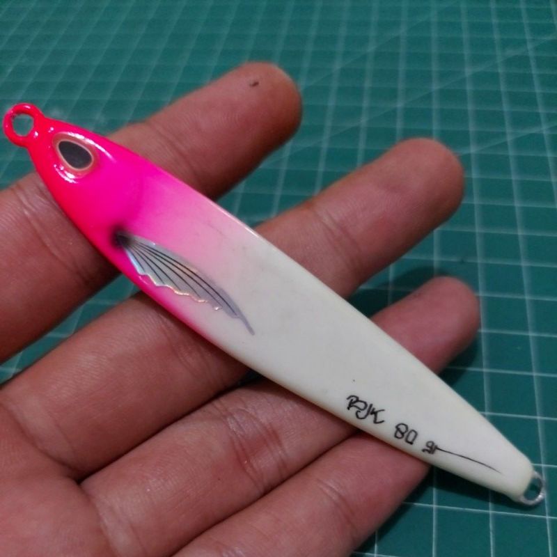 UMPAN PANCING METAL JIG GOMAMAM 100g FULL GID PINK HEAD CAST JIG KILLER
