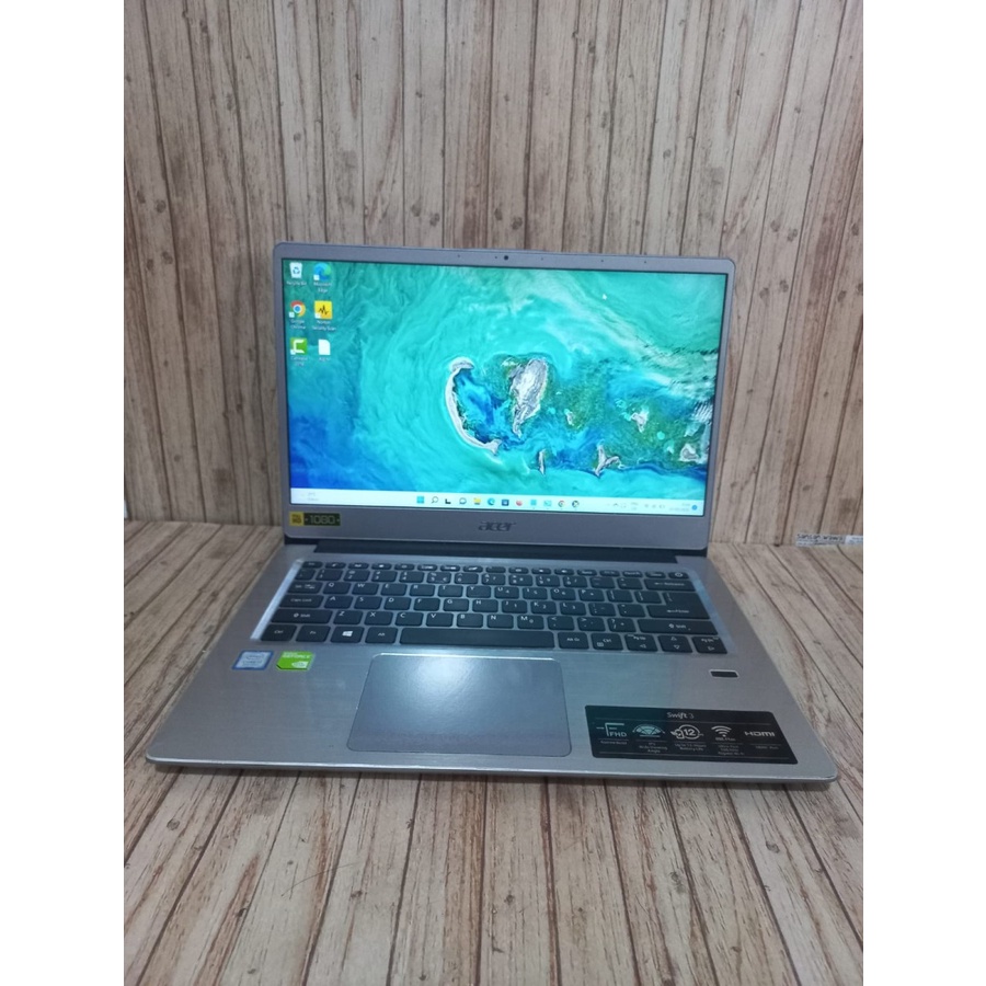 Acer Swift 3 SF314-56G Core i7 8565U RAM 8GB SSD 356GB VGA MX250 Second