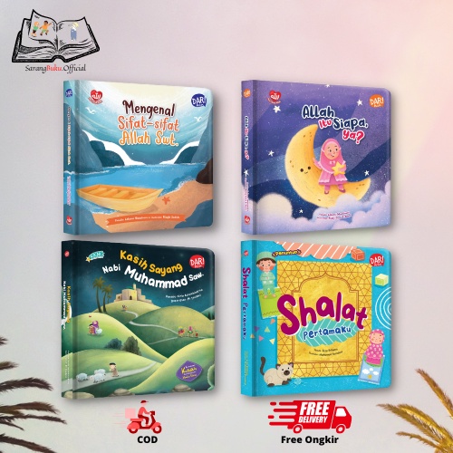 Buku Anak Seri PENUNTUN: SHALAT PERTAMAKU,  KASIH SAYANG NABI MUHAMMAD SAW, MENGENAL SIFAT-SIFAT ALL