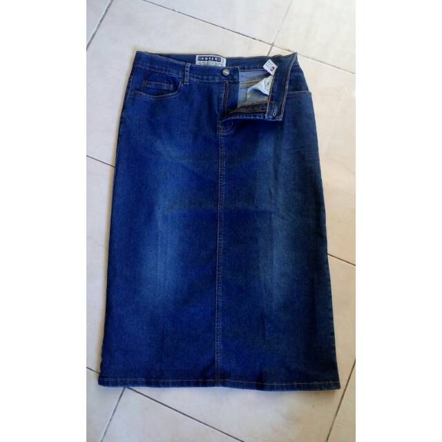 Skirt Rok Jeans Wanita Rodeo/ Second
