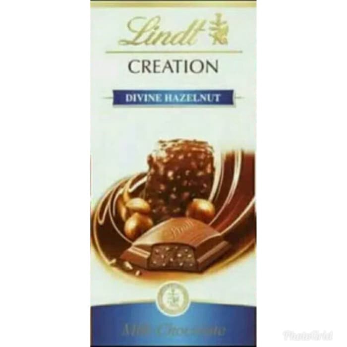 

Lindt Creation Divine Hazelnut Milk Chocolate Bar