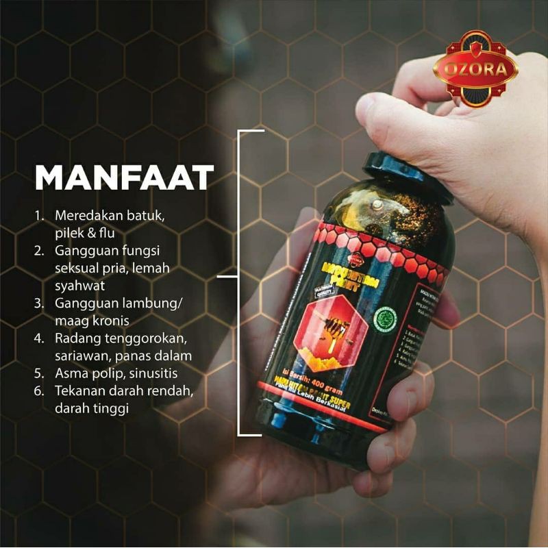 

Ozora MADU HITAM PAHIT Bima 400 gram Original Herbal Diabetes
