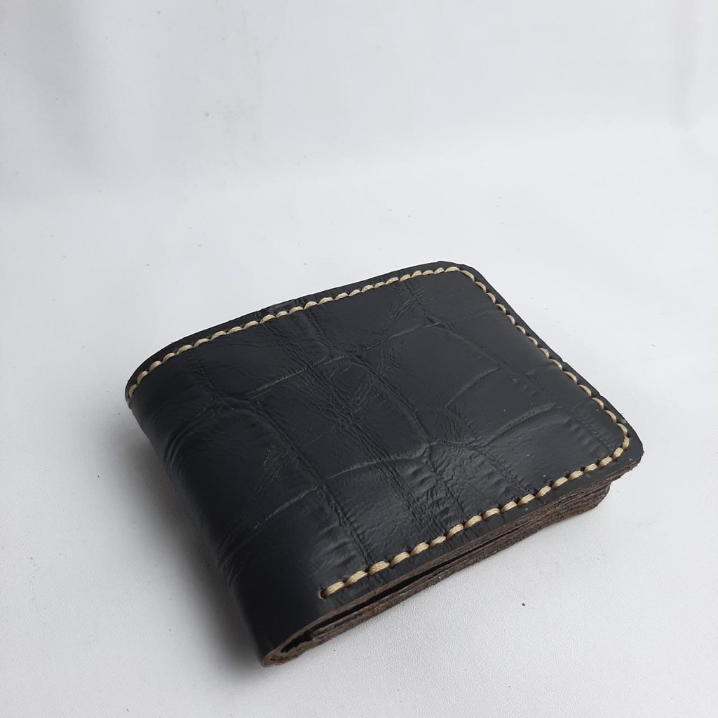 Dompet Kulit Buaya Hanmade ASLI FULL GRAIN Kulit Asli ORIGINAL Garut