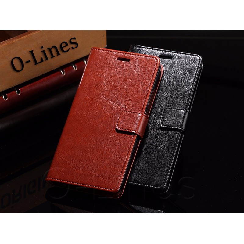 [Free SG] Elegant Retro Flip Leather Case - Huawei GR5 / Honor 5X